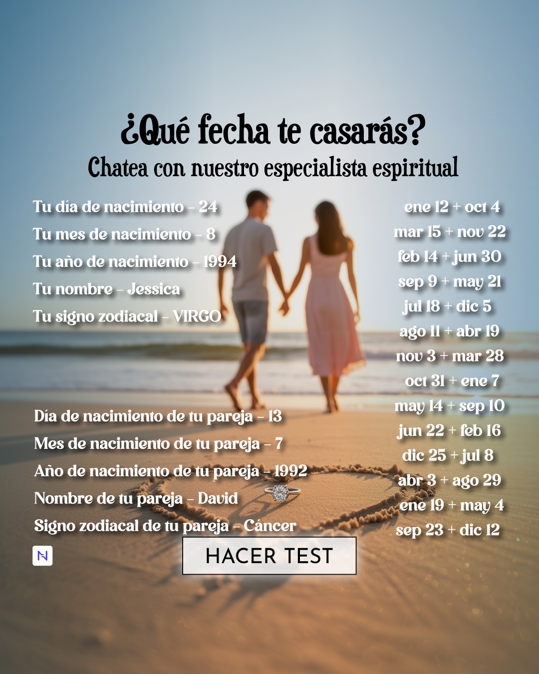 Nebula: Marriage Compatibility Facebook ad