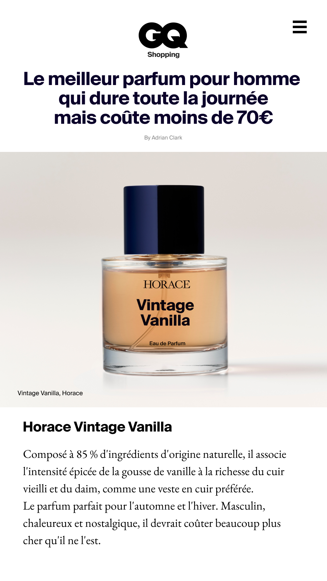 Horace Facebook ad