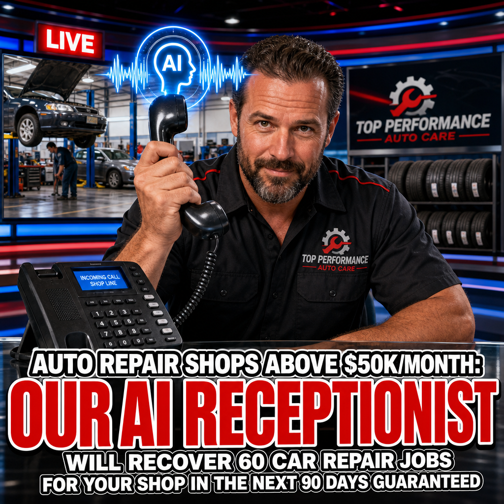 Vybe Media Facebook ad: Auto Repair Shops: Get 60 Repair Jobs In 90 Days Guaranteed