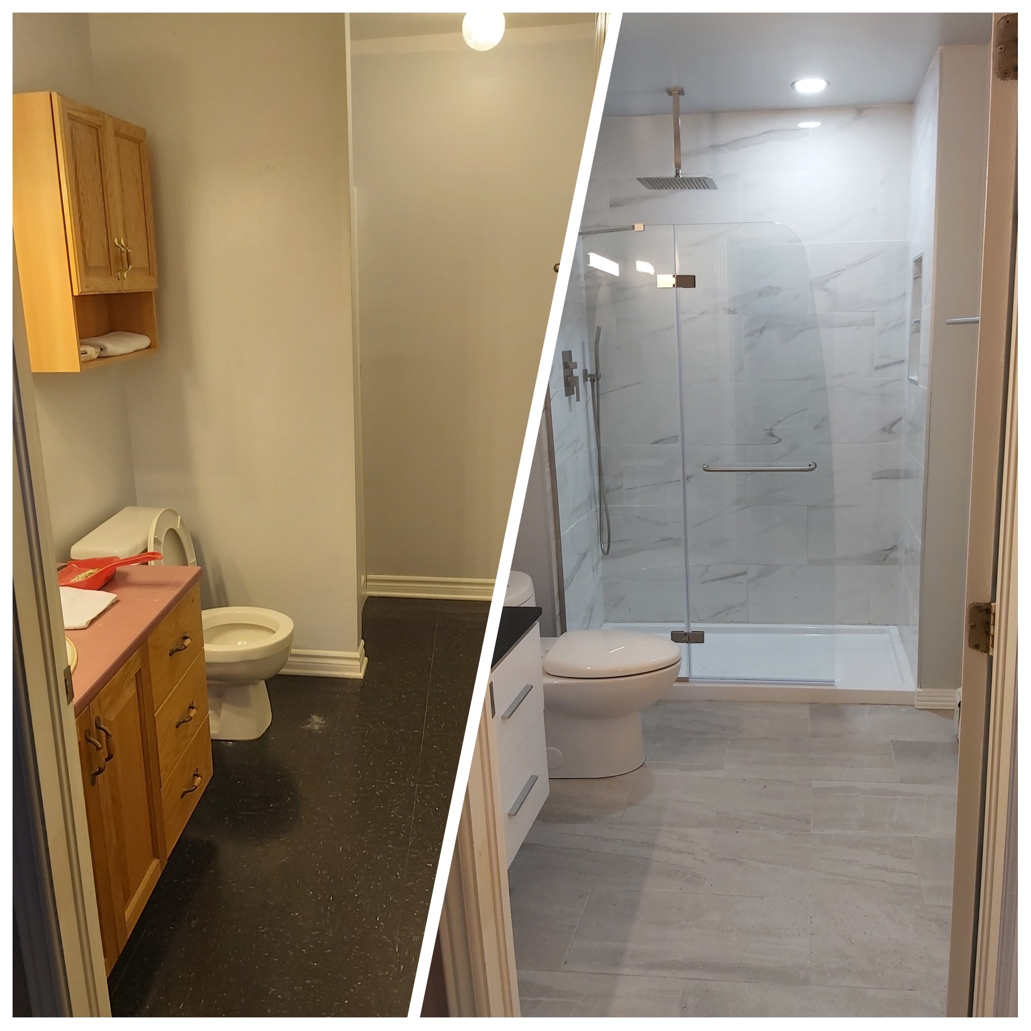 Finca Landscaping - Renovations Facebook ad: Bathroom Remodel With Rainfall Shower