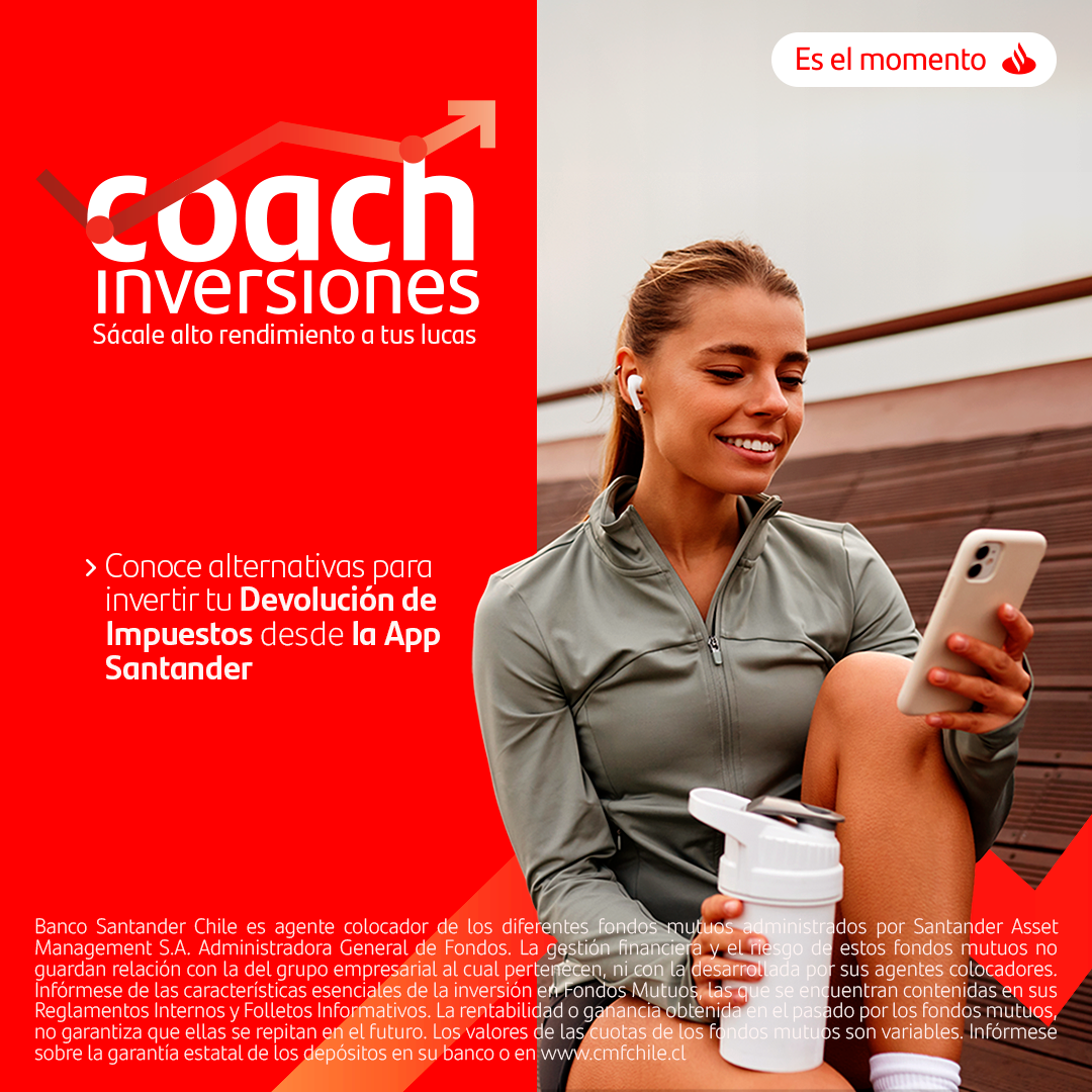 Banco Santander Chile Facebook ad