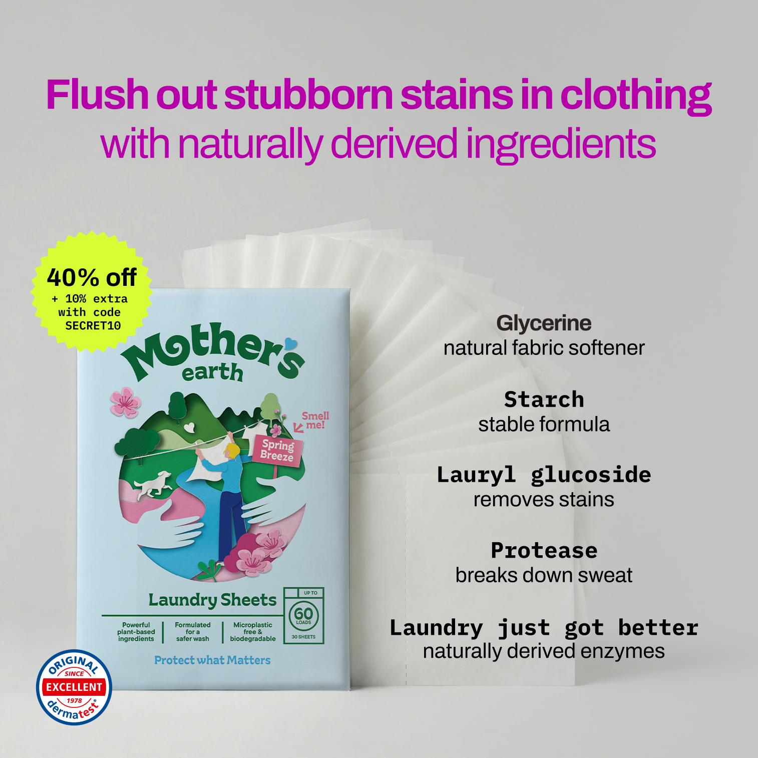 Mothers Earth Facebook ad