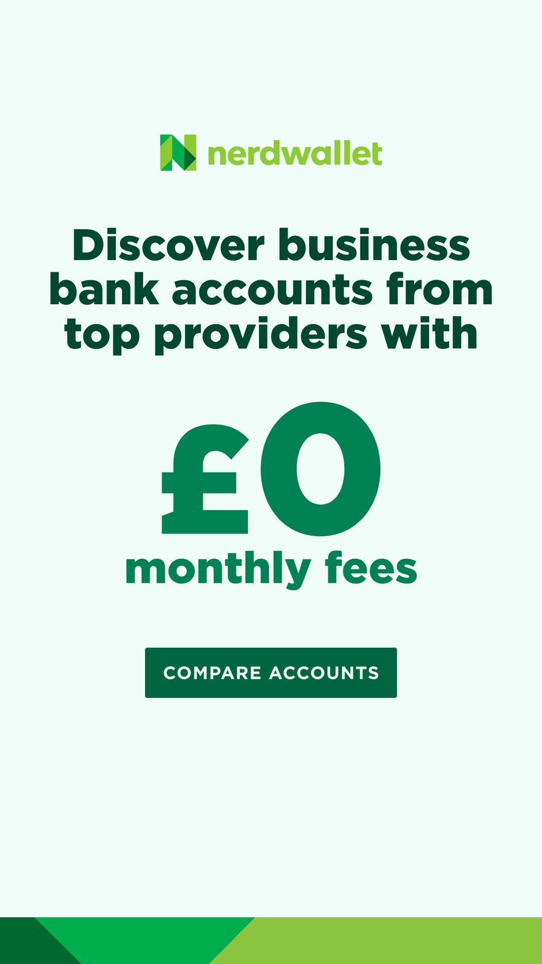 NerdWallet UK Facebook ad