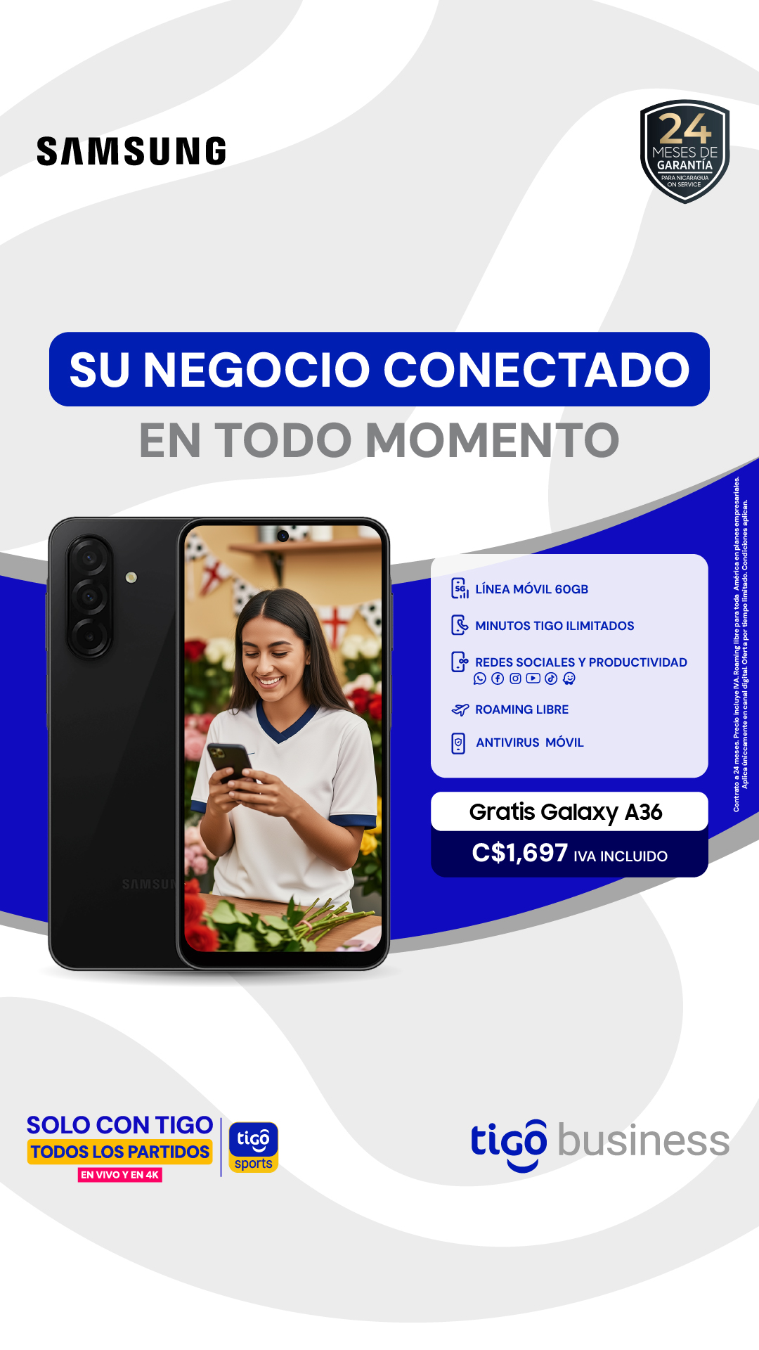 Tigo Nicaragua Facebook ad