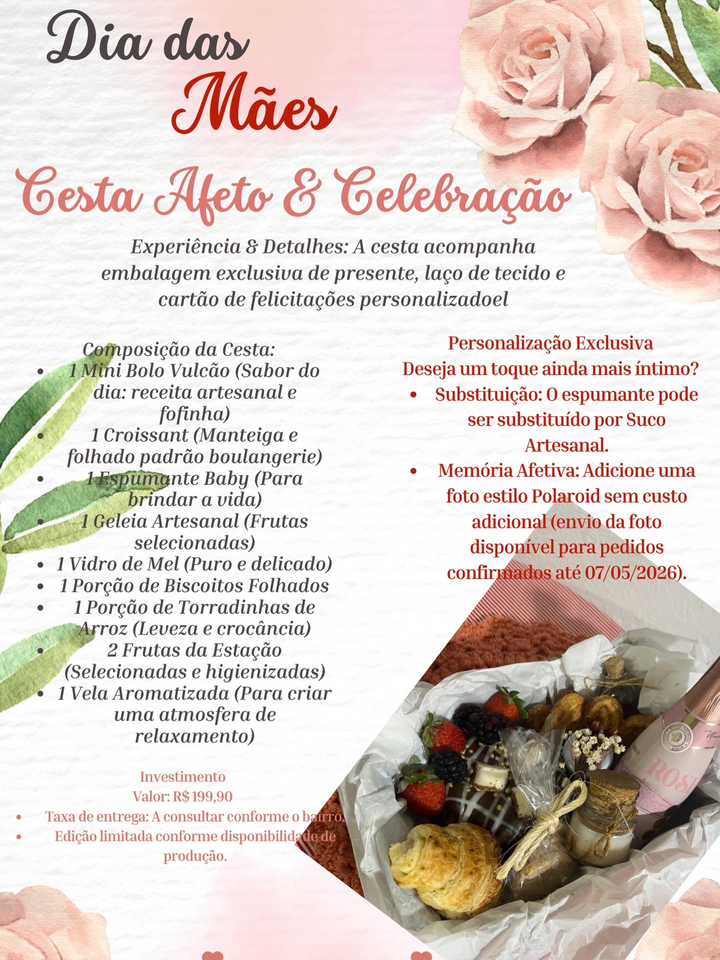 Cestaria Salvador Facebook ad: O presente perfeito para quem merece o mundo…
