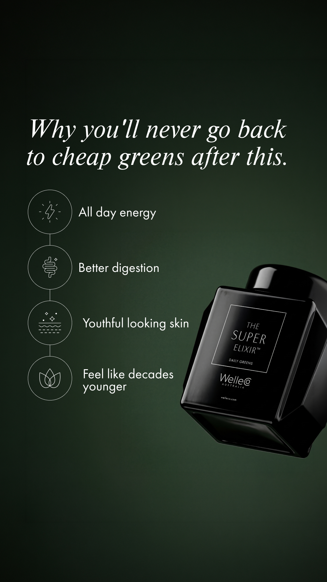 WelleCo Facebook ad