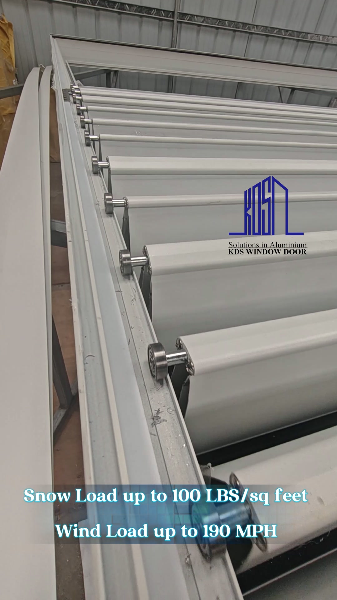 KDS Window and Pergola Factory Facebook ad: Motorized Pergola Solutions