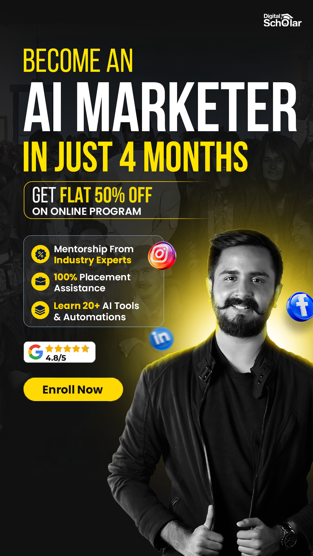 Digital Scholar Facebook ad