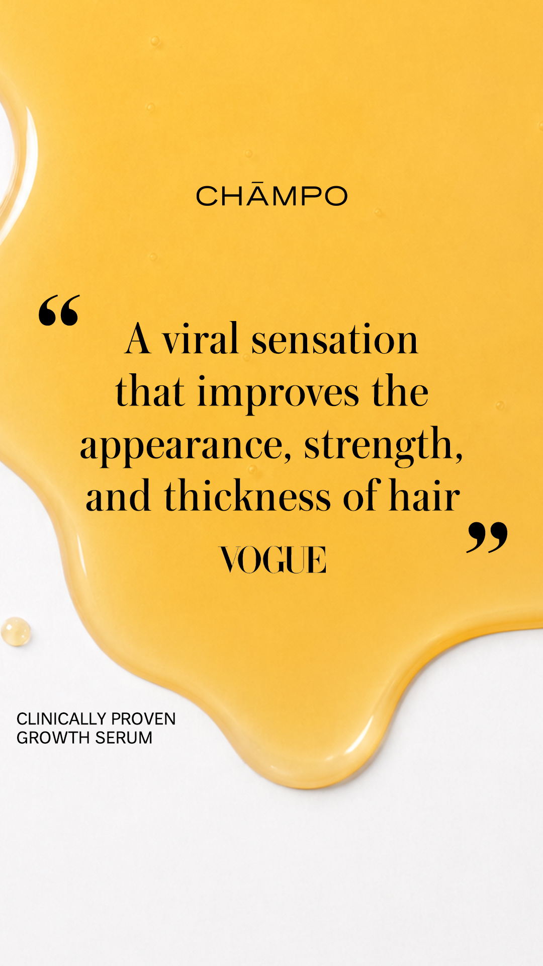 Chāmpo Haircare Facebook ad