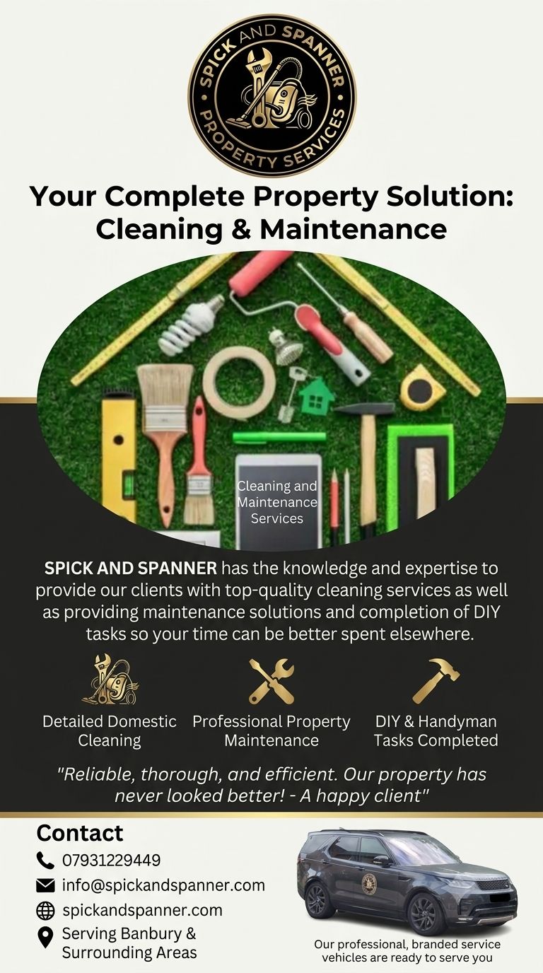 Spick&Spanner - Domestic Cleaning & Maintenance Services Facebook ad: Spick&Spanner - Domestic Cleaning & Maintenance
