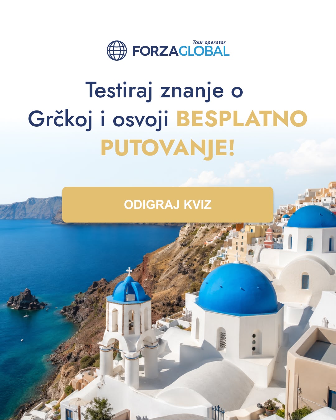 Forza Global Facebook ad: Forza Travel kviz