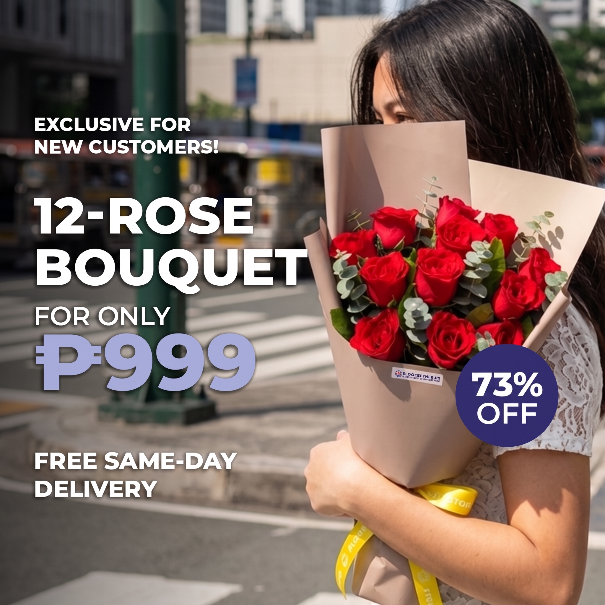 FlowerStore.ph Facebook ad: Affordable na, Free Shipping pa!