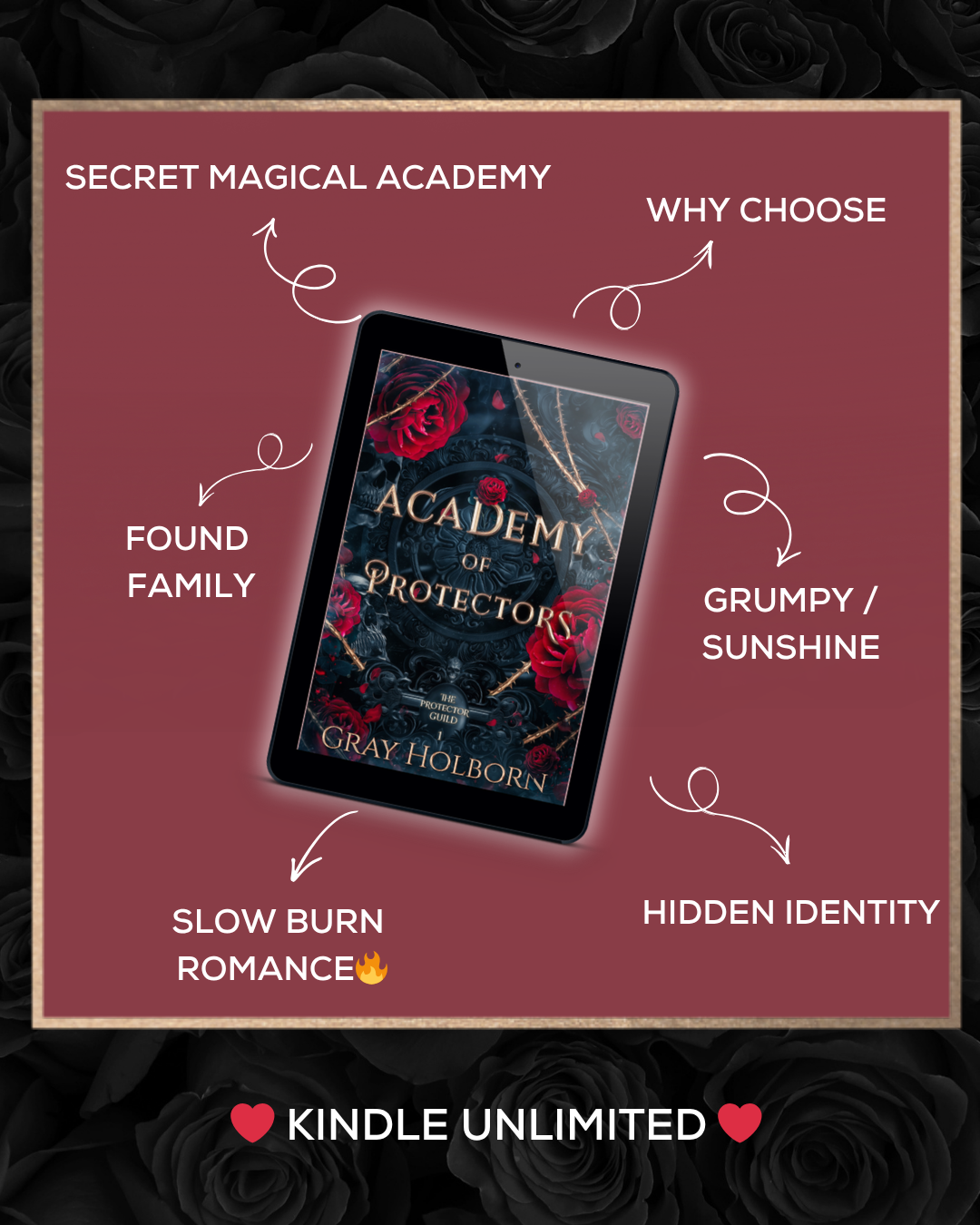 Gray Holborn Author Facebook ad
