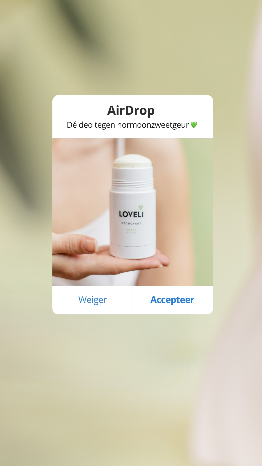 Loveli Facebook ad