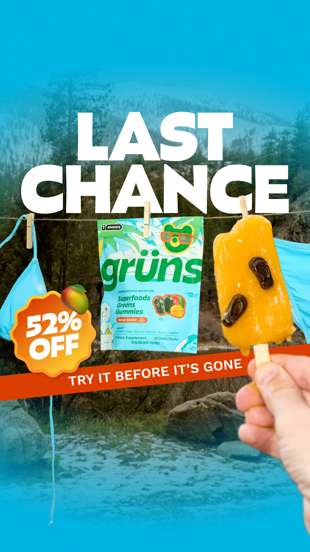 Grüns Facebook ad