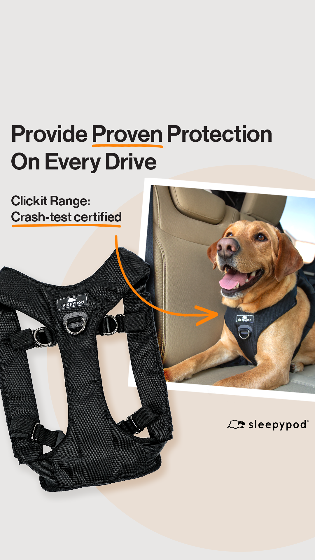 Sleepypod Facebook ad: CPS Certified