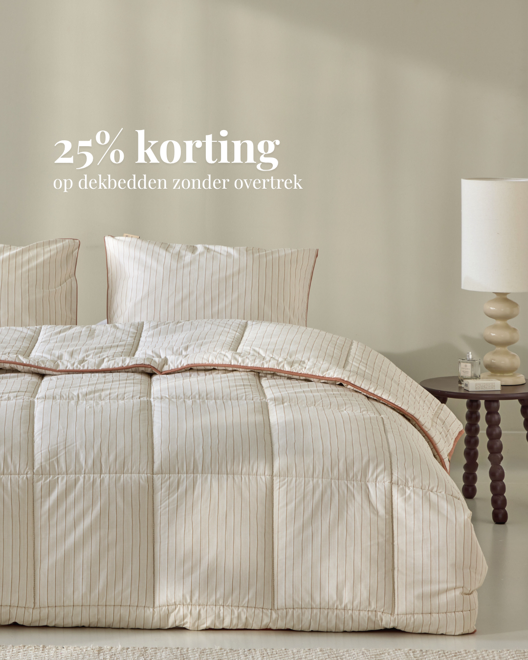 Walra Facebook ad: Tijdelijke actie 25% korting op de dekbedden zonder…