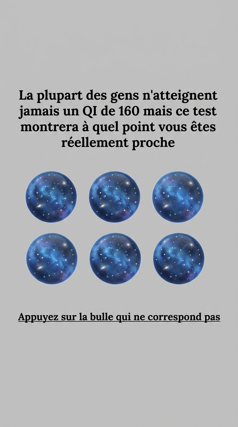 International IQ test Facebook ad