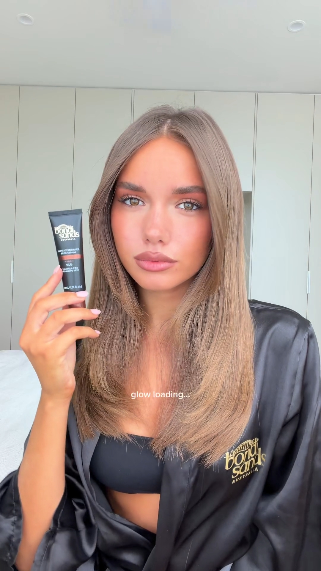 Bondi Sands Facebook ad: your skin, but sunkissed GLO Instant Bronzer Face…