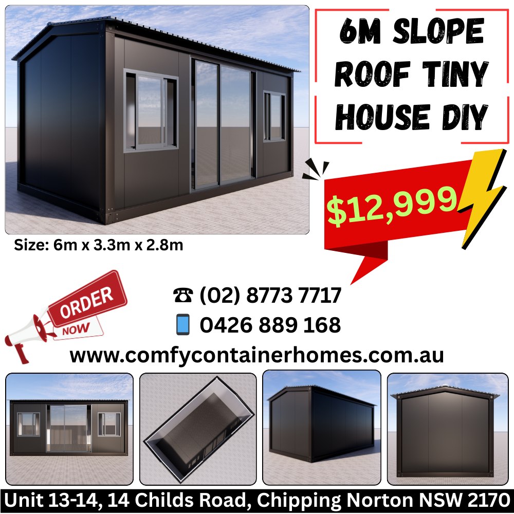 Comfy Container Homes Facebook ad: Looking for extra space for living or working?