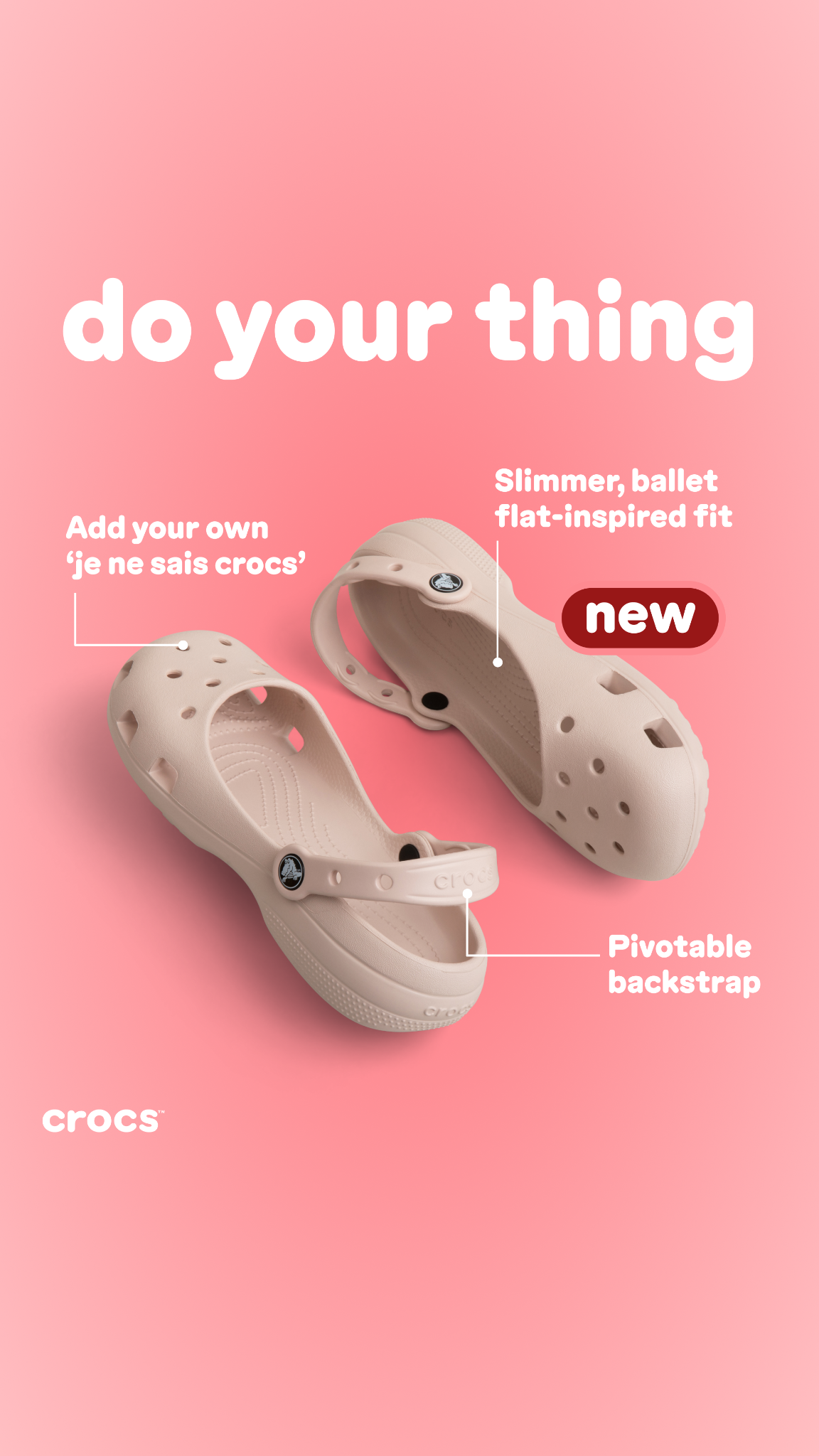 Crocs Facebook ad