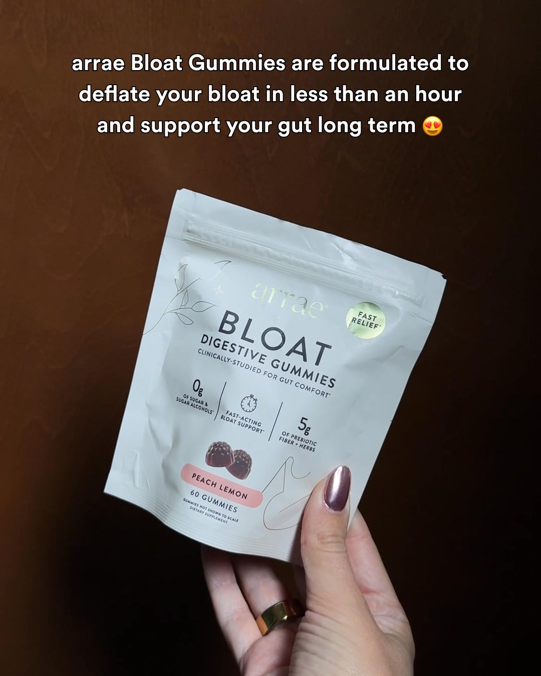 Arrae Facebook ad: Instant Bloat-Free Bliss