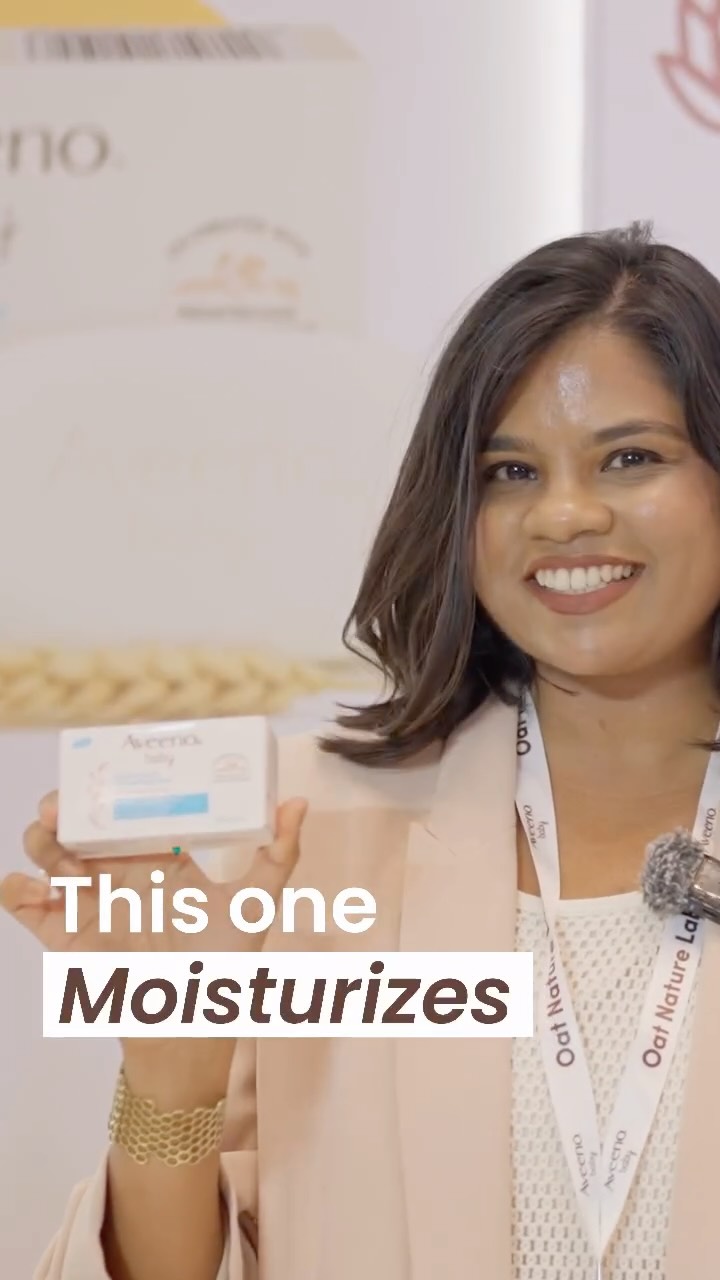 Aveeno Baby India Facebook ad: Not every cleanser thinks beyond cleansing…