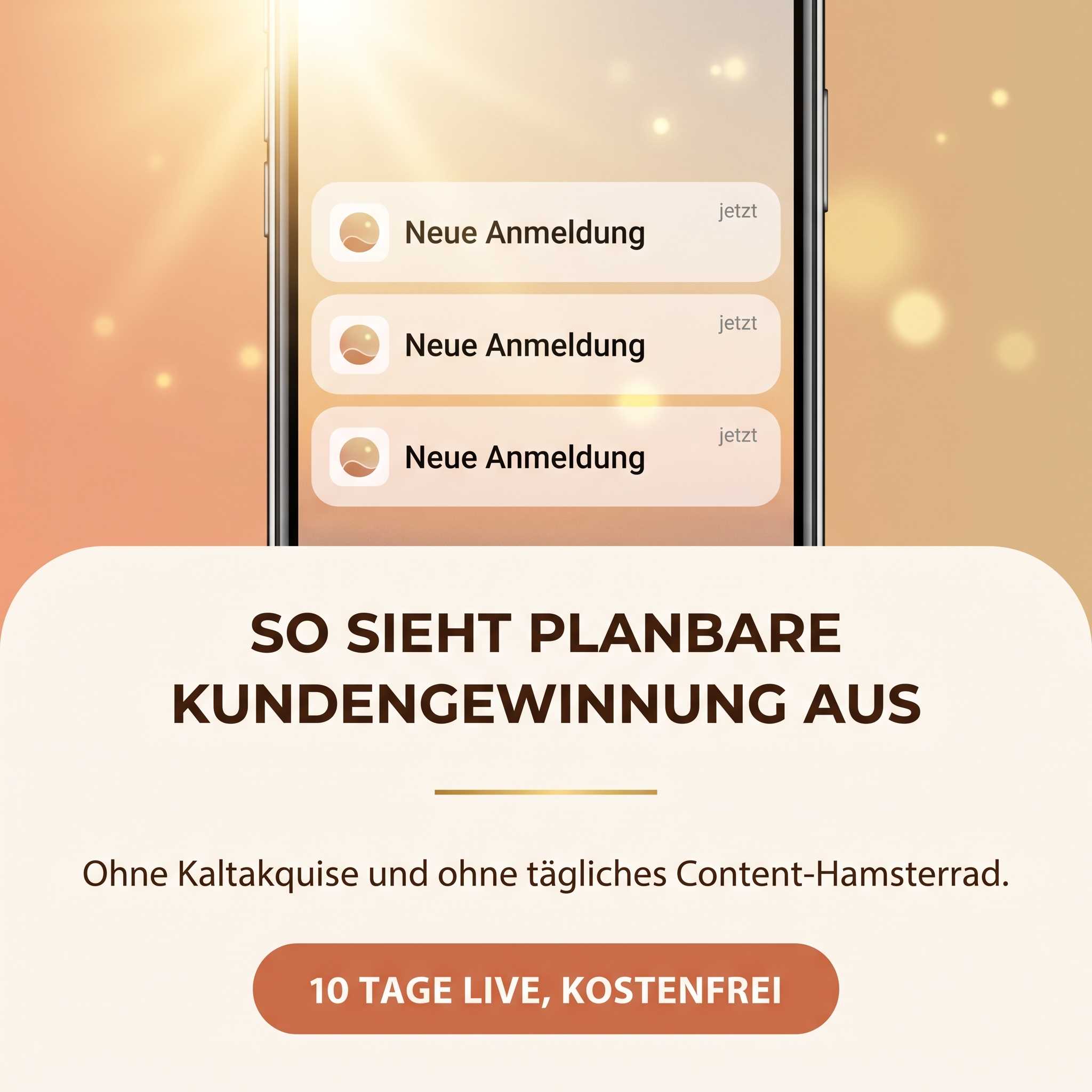 Susanne & Nicole Facebook ad: 10 Tage LIVE Coachingmarkt erobern. Starte hier…