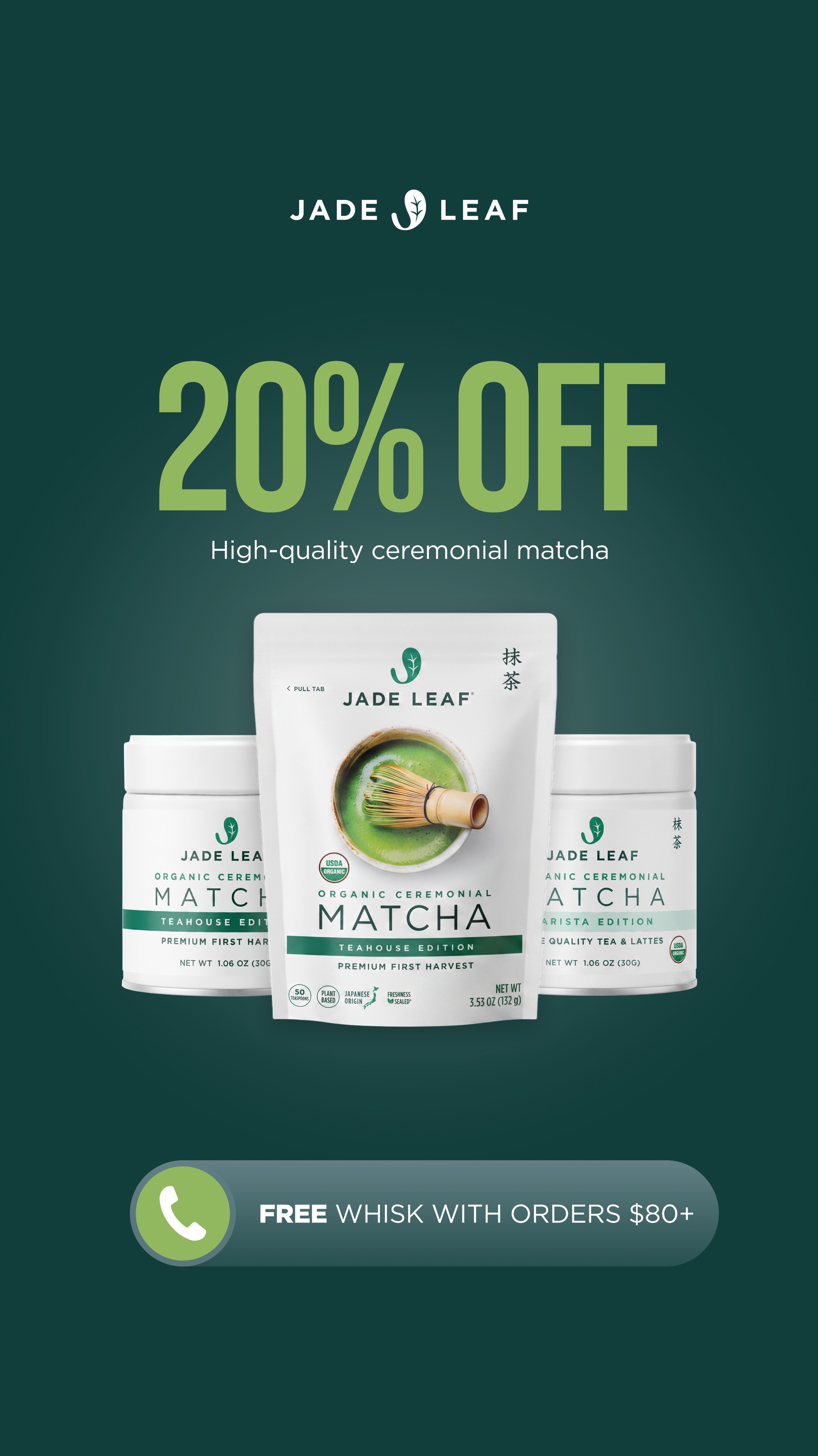 Jade Leaf Matcha Facebook ad