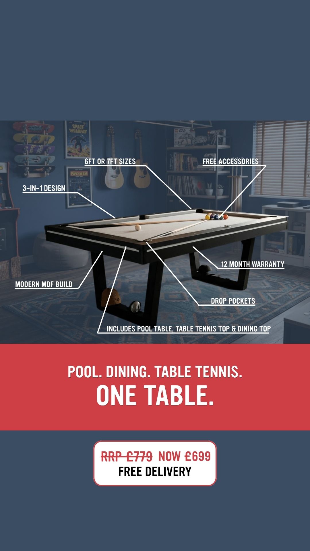 Home Leisure Direct Facebook ad