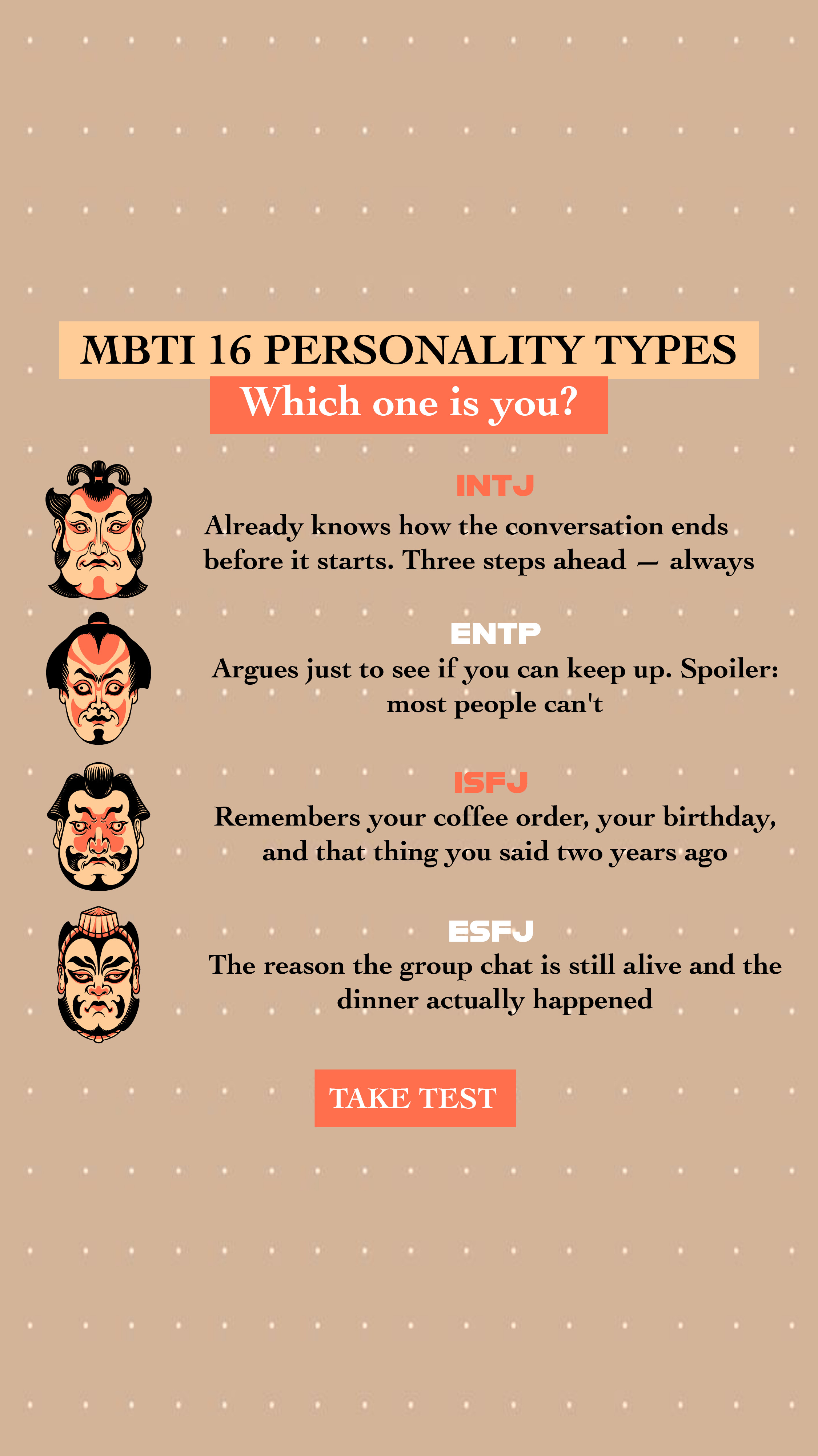 Personality Type Facebook ad