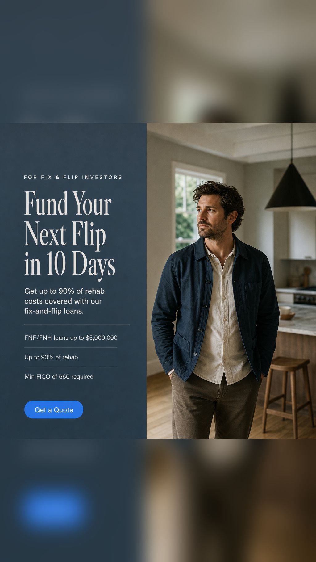 Lifetime Home Finance Facebook ad