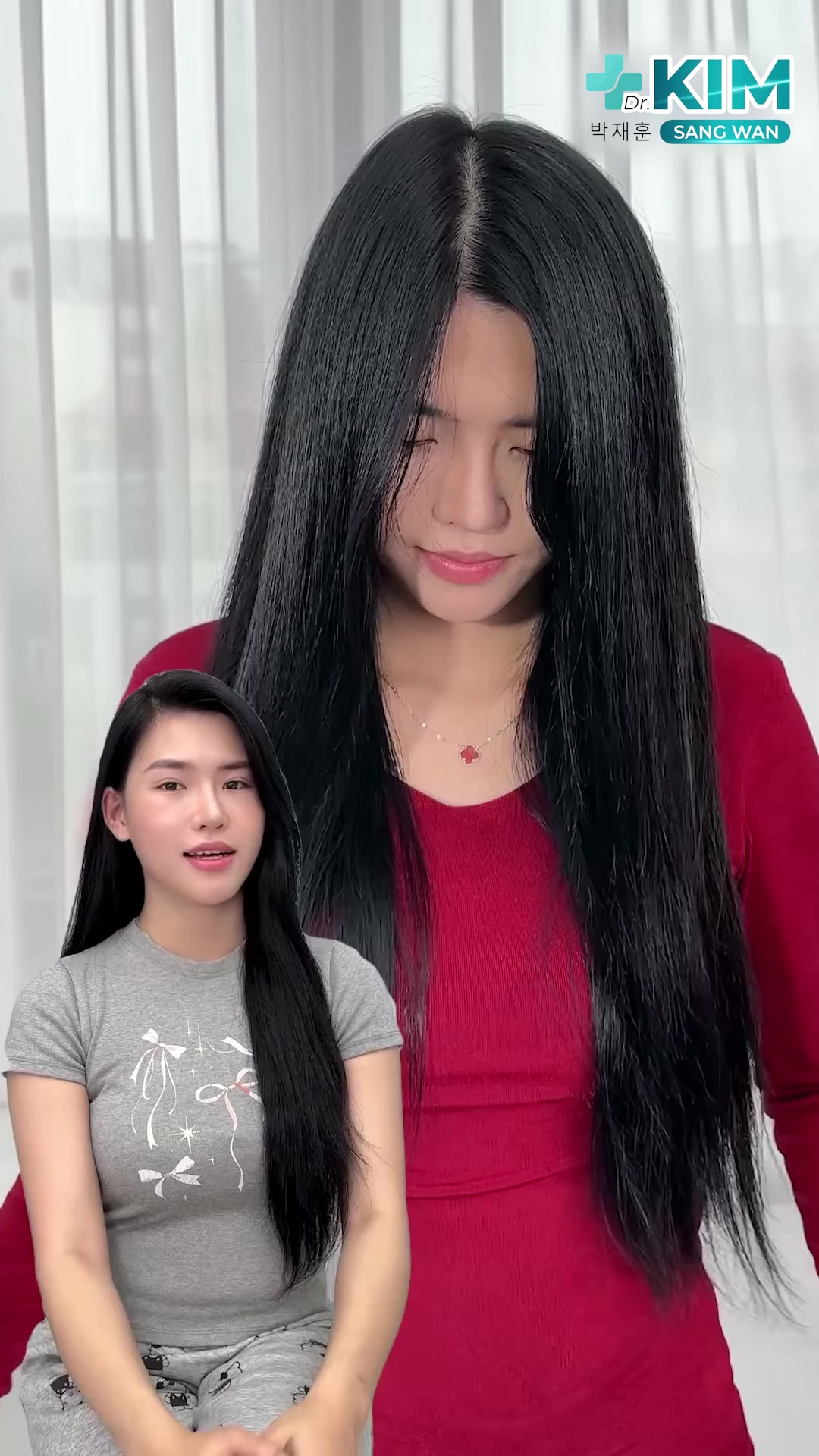 មជ្ឈមណ្ឌលកែសម្ផស្ស គីម សាំង វ័ន្ត Facebook ad: សក់ក្រាស់ រឹងមាំ, ដុះច្រើនលឿន