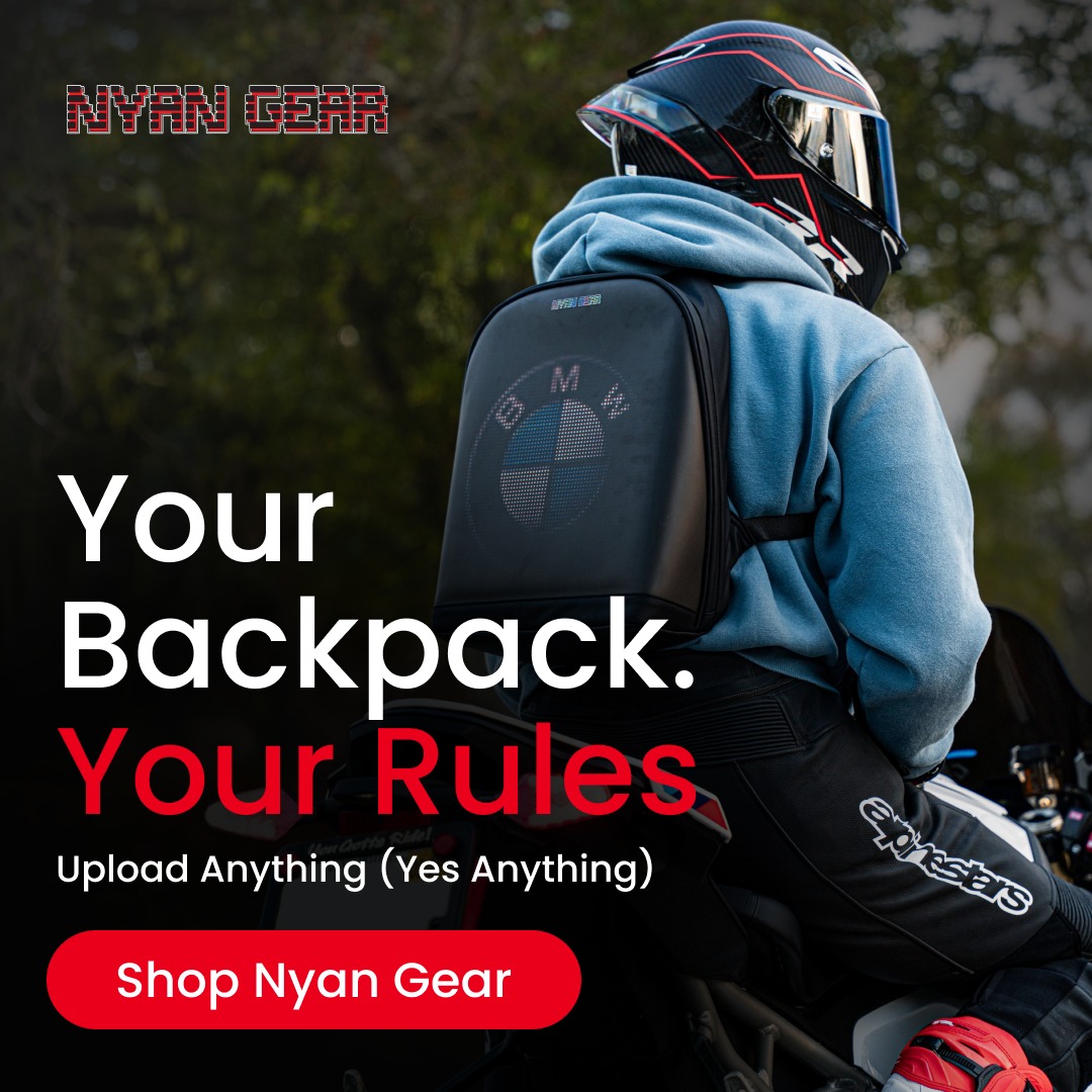 Nyan Gear Facebook ad: Your Ride. Your Message.