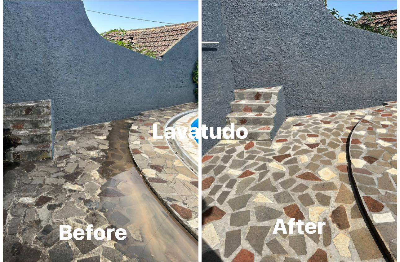 LavaTudo Madeira Facebook ad: Nothing beats a good before & after