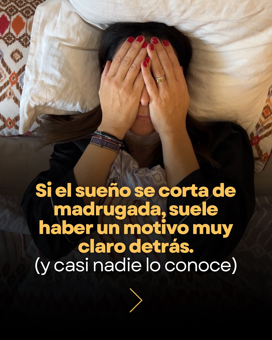 Nuria Roure Facebook ad: Despertarse a mitad de la madrugada suele tener…