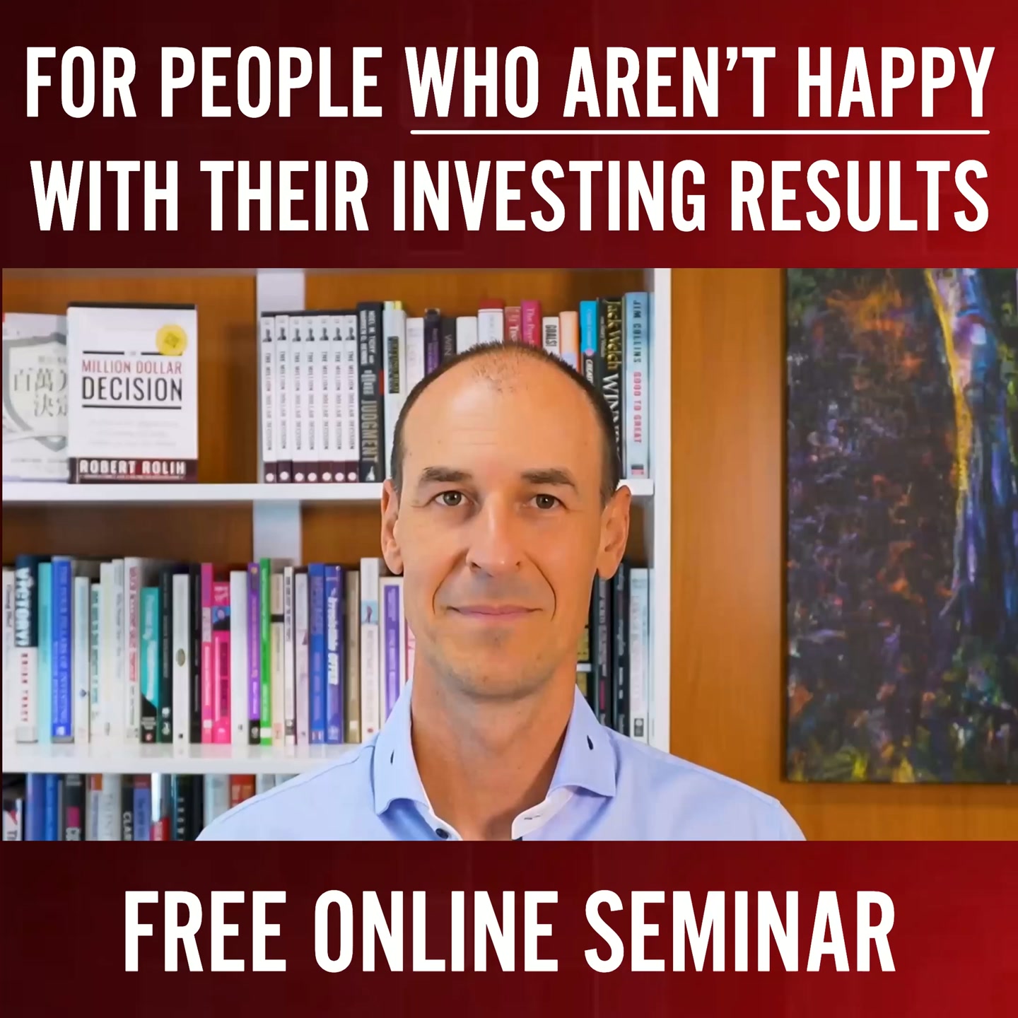 Robert Rolih Investing Education Facebook ad: Register here for free (starting soon)