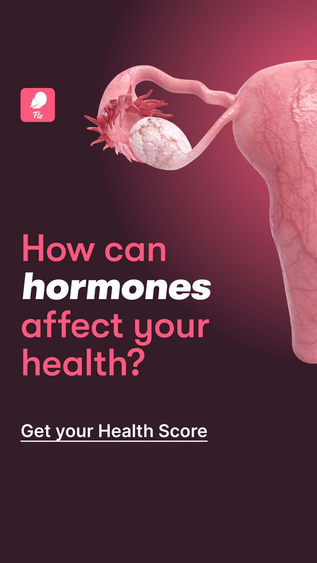 Flo Period Tracker App Facebook ad