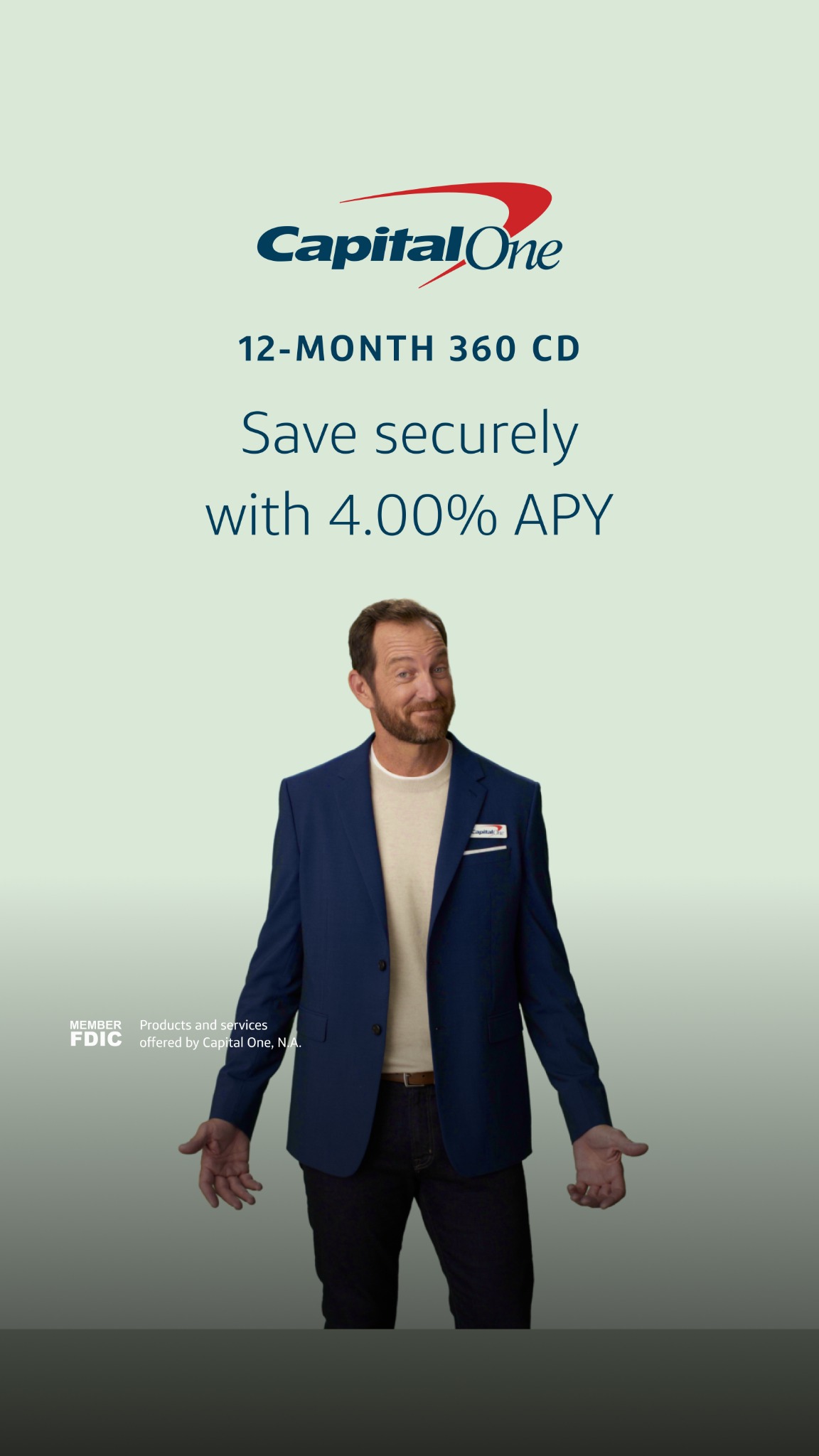 Capital One Facebook ad