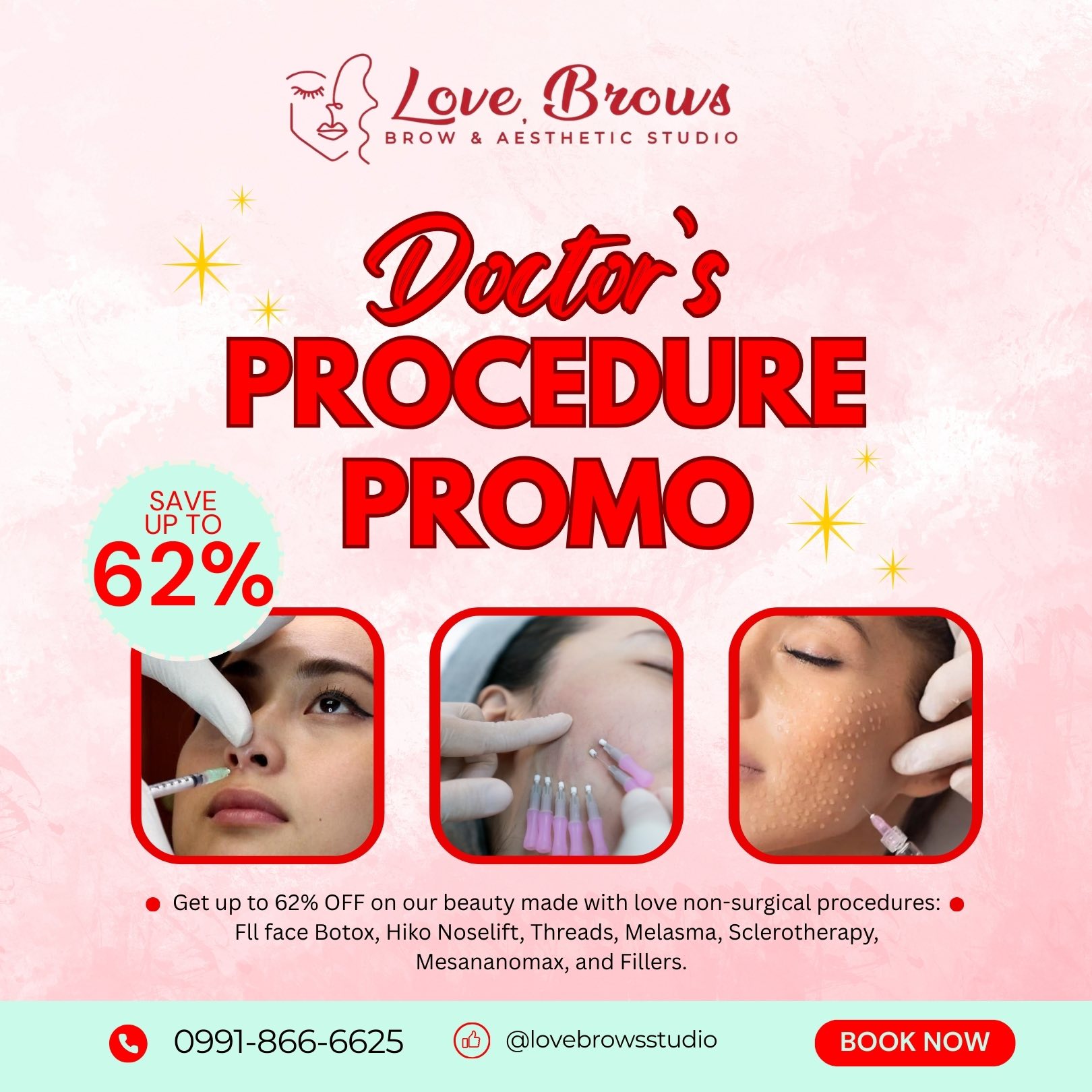 Love, Brows Legazpi Facebook ad: Stop drawing your brows every single day, get…