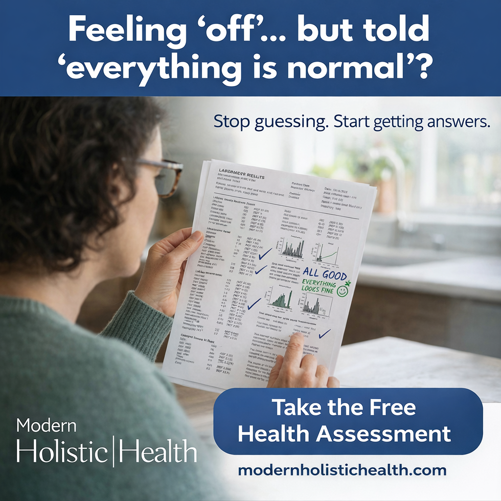 Modern Holistic Health Facebook ad from Apr 20, 2026