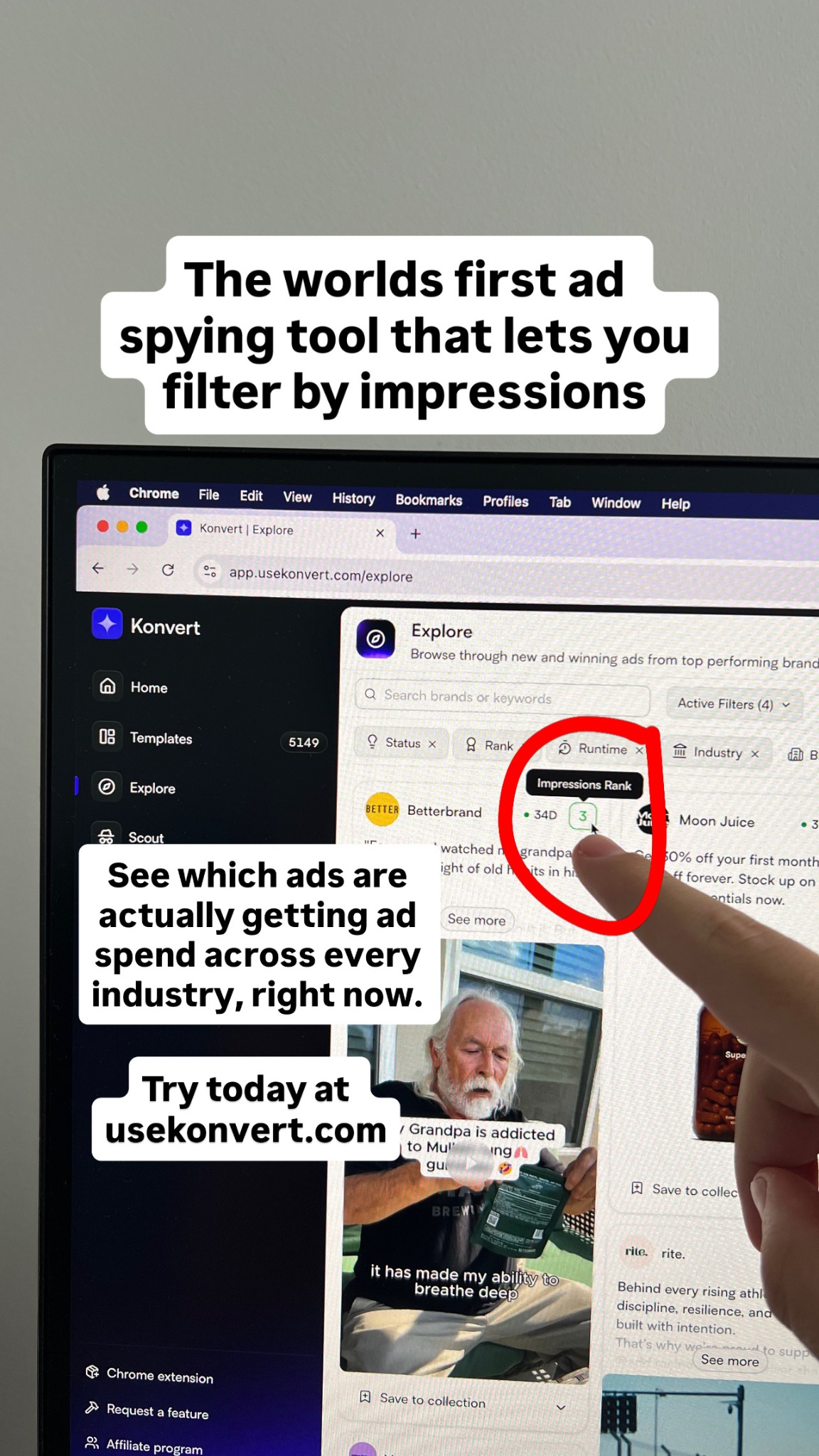 Konvert Facebook ad
