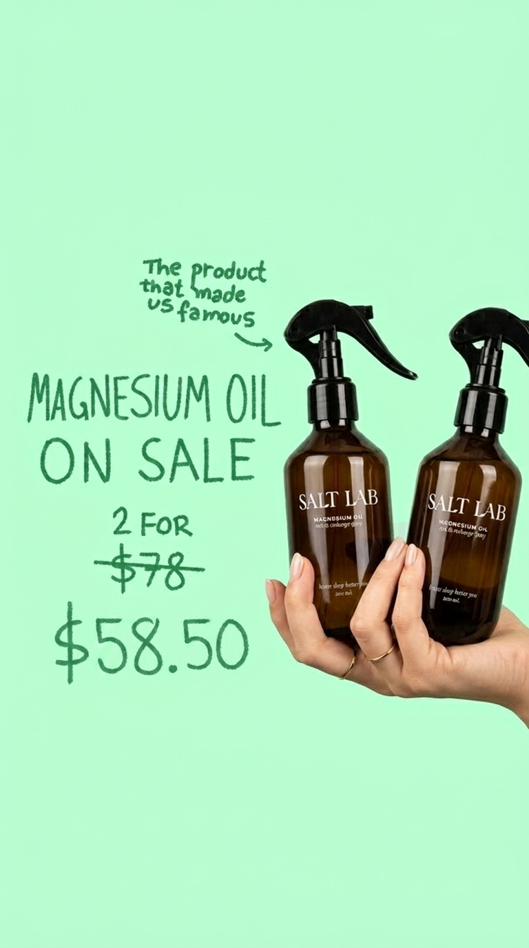 Salt Lab Facebook ad