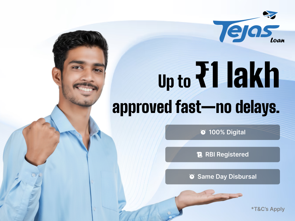 Tejas Loan Facebook ad: Instant Loans with Tejas Loan