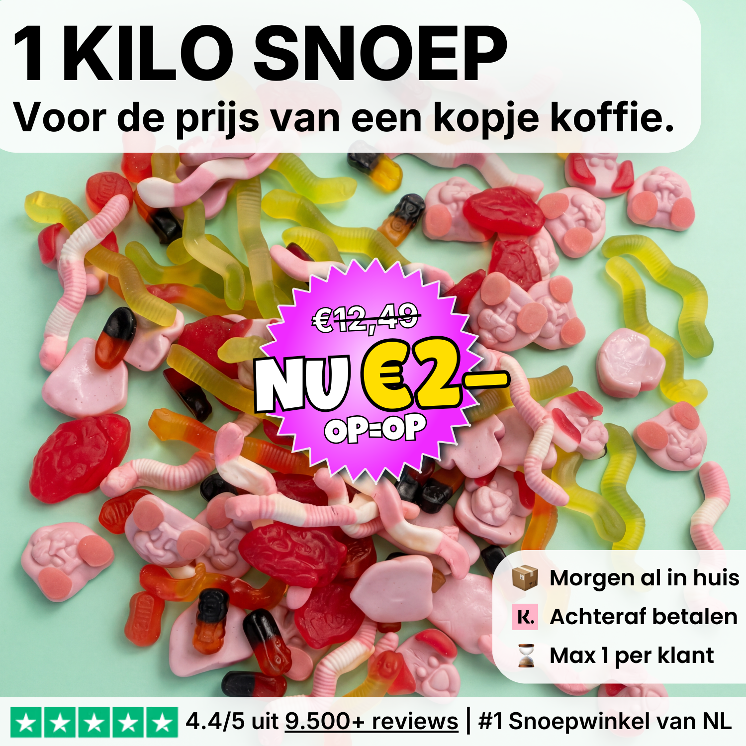candyonline.nl - snoep Facebook ad