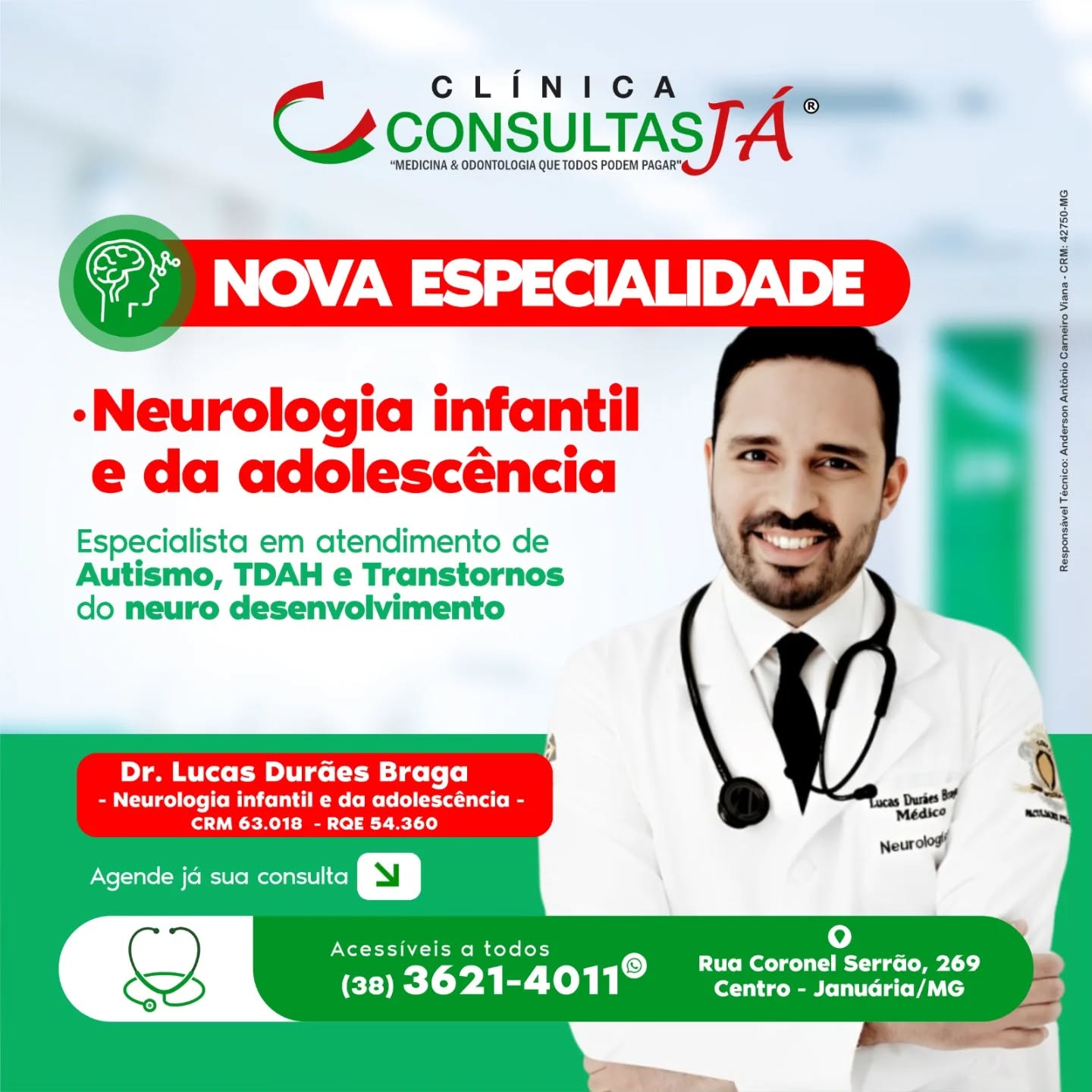 Clínica Consultas Já Facebook ad