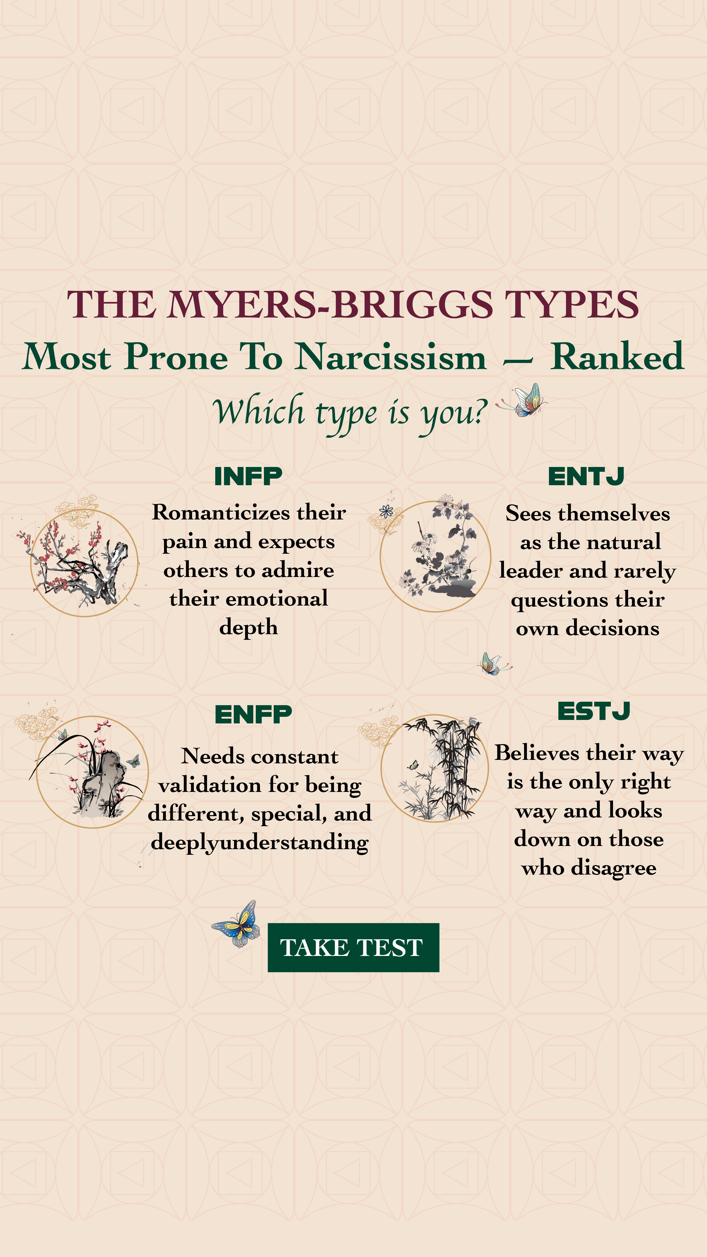 Personality Type Facebook ad