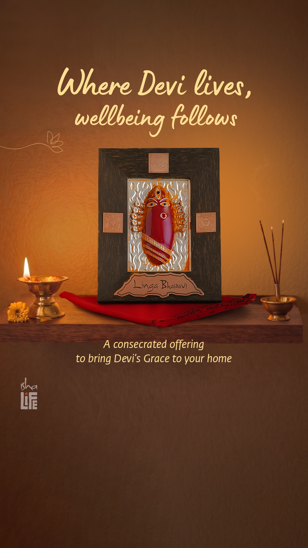 Isha Life Facebook ad