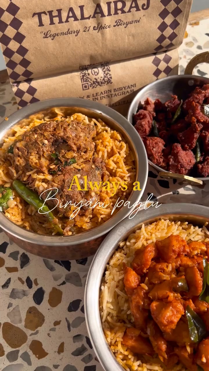 Thalairaj Biryani Facebook ad: its always biryani time for a biryani paglu