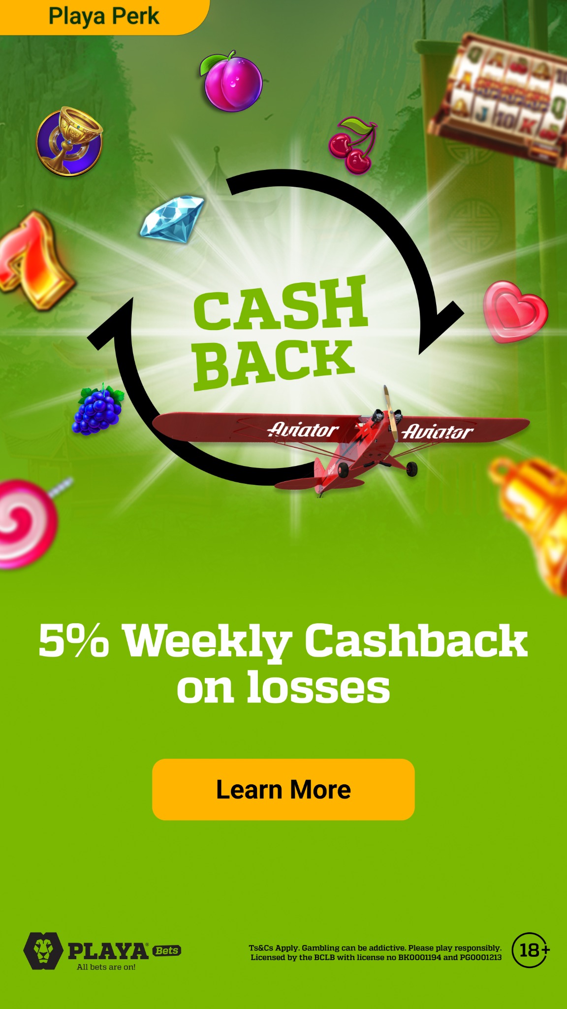 Playa Bets Kenya Facebook ad from Dec 5, 2025